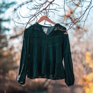 Emerald Green Blouse